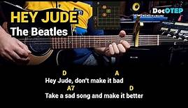 Hey Jude - The Beatles (Guitar Chords Tutorial with Lyrics)