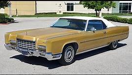 1972 Lincoln Continental Coupe Gold