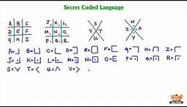 Learn a Secret Coded Language