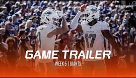 Week 5 Game Trailer | Miami Dolphins
