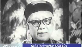 Quốc trưởng Phan Khắc Sửu chúc Tết Ất Tỵ 1965