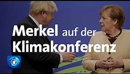 Rede von Kanzlerin Merkel auf der Klimakonferenz in Glasgow