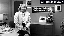 Liz Smith, Longtime Queen of Tabloid Gossip Columns, Dies at 94