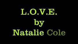 Natalie Cole, L.O.V.E., w/lyrics