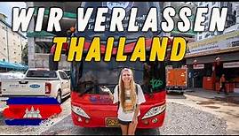 Einreise KAMBODSCHA I Mit dem Bus von Bangkok nach Siem Reap I Weltreise 2023