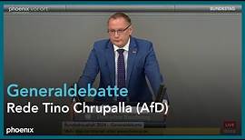 Rede von Tino Chrupalla (AfD) in der Generaldebatte des Bundestags am 06.09.23
