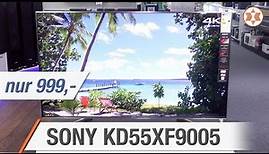 Sony 4K / UHD TV KD55XF9005 für nur 999 Euro! - Angebot der Woche