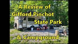 A Review of Gifford Pinchot State Park & Campground: including Kayaking, and Biking