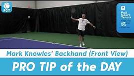 Mark Knowles Backhand Analysis