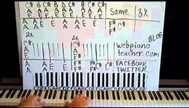 Needles and Pins Piano Lesson part 1 The Searchers