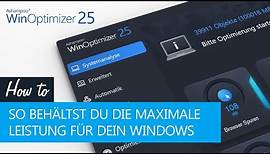 Ashampoo WinOptimizer 25 - So behältst du dauerhaft die maximale Leistung für dein Windows