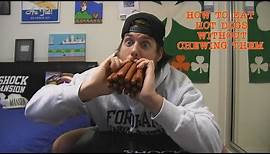 How to Eat 15 Hot Dogs Without Actually Chewing Them (Must See)