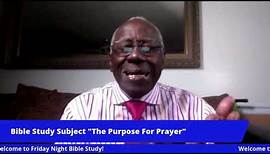 Bishop Clifton Jones "Prayer" Bible Study