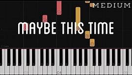 Maybe This Time - Sarah Geronimo / Michael Murphy | MEDIUM Piano Tutorial