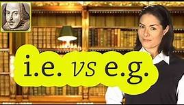 i.e. vs e.g. | Basic English Grammar Rules | ESL | SAT | TOEFL