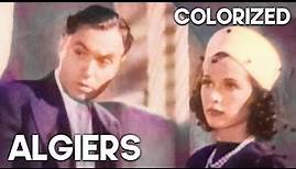 Algiers | COLORIZED | Charles Boyer | Classic Drama Film | Mystery