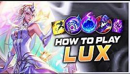 HOW TO PLAY LUX MID SEASON 13 | Build & Runes | Season 13 Lux guide | League of Legends