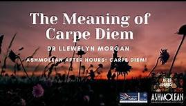 The Meaning of Carpe Diem