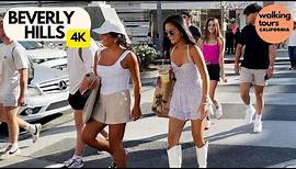 Beverly Hills Walking Tour 4K 🌴 - Los Angeles California