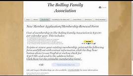 The Bolling Family Association