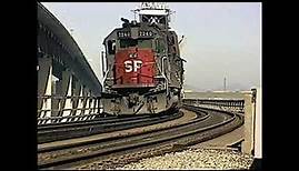 A Day on The Southern Pacific's Suisun Bridge - March 14, 1994 4K