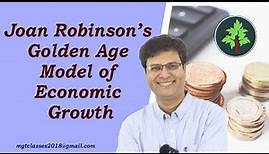Joan Robinson's Golden Age Model of Economic Growth in Hindi