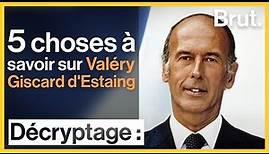 5 choses à savoir sur Valéry Giscard d'Estaing