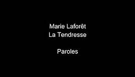 Marie Laforêt-La Tendresse-paroles