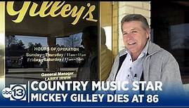 American country music singer, songwriter Mickey Gilley dies at 86
