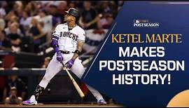Ketel Marte is a MAESTRO with his bat | The best hits from Ketel Marte's historic hitting streak!