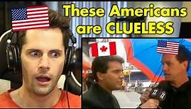 American Reacts to Rick Mercer Talking to Americans | Part 1