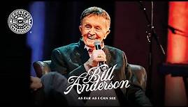 Bill Anderson 'Live at the Hall,' 2022