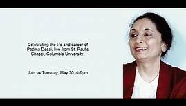 Padma Desai memorial May 30th