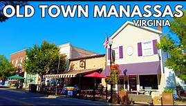 Old Town Manassas Walking Tour 🚂| Historic Downtown in Northern Virginia 🏘️ (August 2023)