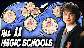 The History of Every MAGIC School in the Wizarding World (All 11) - Harry Potter Explained