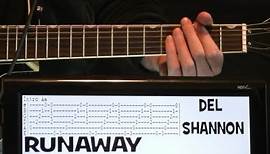 Del Shannon Runaway Guitar Chords Lesson & Tab Tutorial