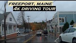 Freeport, Maine | 4k Driving Tour | Dash Cam