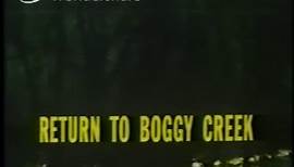 Return To Boggy Creek  1977  Full Movie