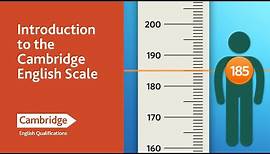 Introduction to the Cambridge English Scale