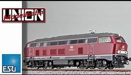 Diesellok V 160 BR 218 217 TEE/Citybahn - ESU 31015/31014 - Spur H0 1:87 Gleichstrom & Wechselstrom