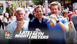 Seth and Josh Meyers Go Day-Drinking in Brooklyn - Late Night with Seth Meyers