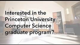Princeton Computer Science: Meet our Graduate Program