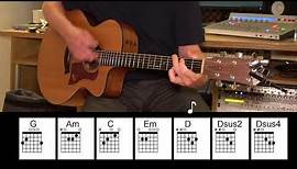 American Pie - Don McLean - Acoustic Guitar - Original Vocal Track - Chords