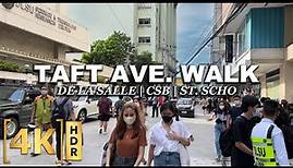 Walking Tour Around De La Salle University Area | Malate University Belt, Taft Manila | Philippines