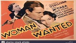 Woman Wanted 1935- Maureen O'Sullivan, Joel McCrea