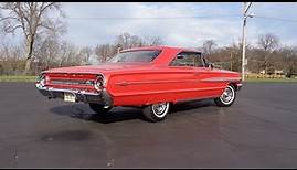 1964 Ford Galaxie 500XL 500 XL 2 Door Hardtop Red 390 Engine & Ride My Car Story with Lou Costabile