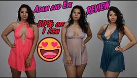 Adam and Eve Babydoll Haul and Review