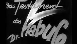 Das Testament Des Dr Mabuse Fritz Lang, 1933 English Subtitles