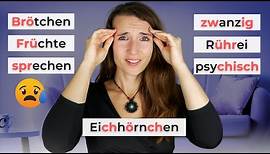 Die 11 SCHWIERIGSTEN deutschen Wörter (Aussprache) -The 11 HARDEST German words (pronunciation)