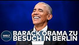 BARACK IN BERLIN: Ex-Präsident Obama trifft Merkel zum Dinner und Scholz zum Lunch in der Hauptstadt